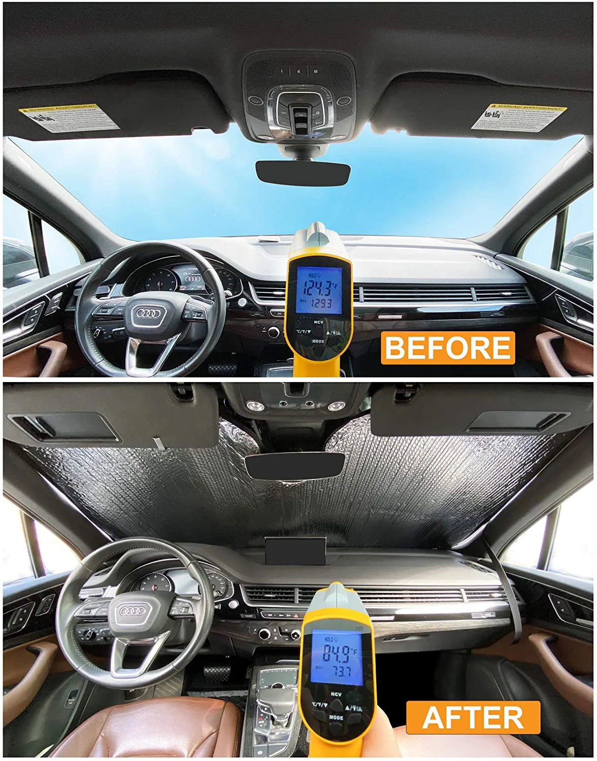 Front Windshield Sunshade for Ford Transit Van X891