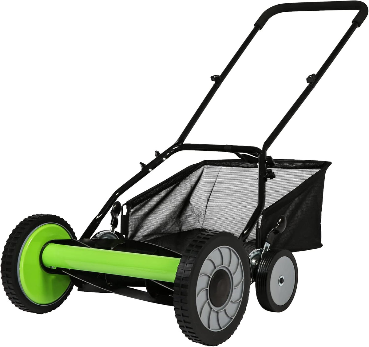 16-Inch Manual Reel Lawn Mower with Detachable Grass Catcher J91467