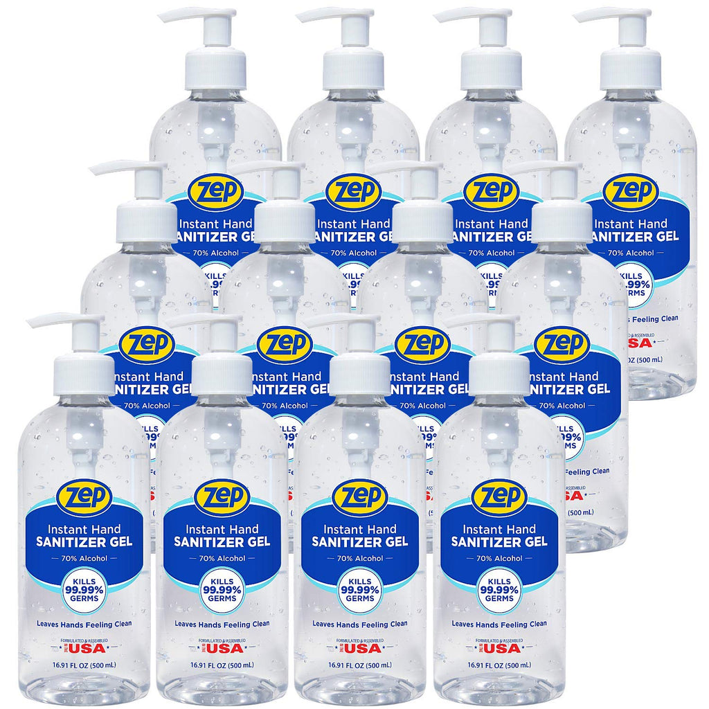 Instant Hand Sanitizer Gel 70% Alcohol 1 gallon Case of 4 C550