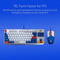 Tenkeyless Aluminum Frame RGB Gaming Keyboard N35020