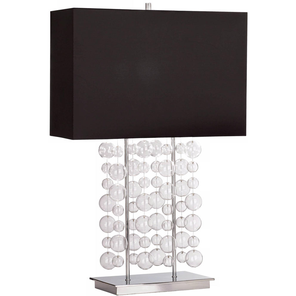 Clear Bubble Cascade Table Lamp L5675