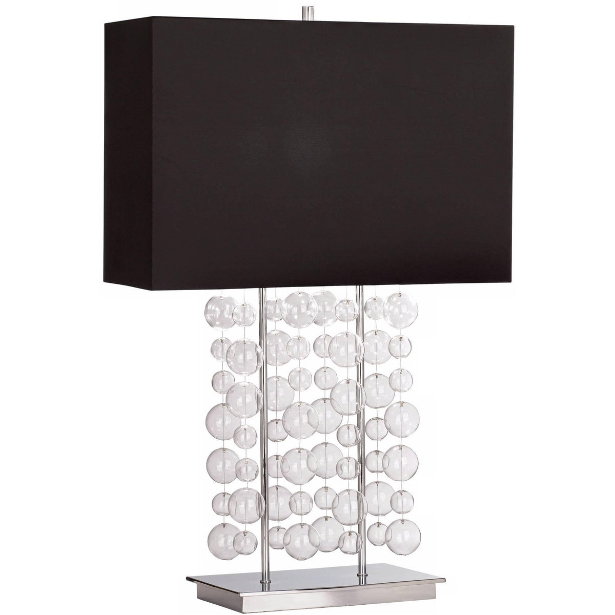 Clear Bubble Cascade Table Lamp L5675
