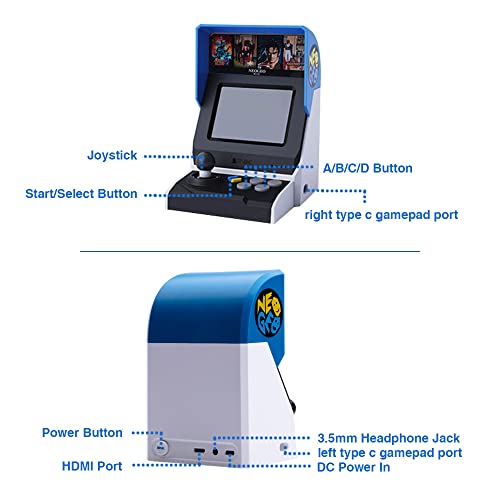 NEOGEO Mini Arcade with 40 Pre-Loaded Games G5546