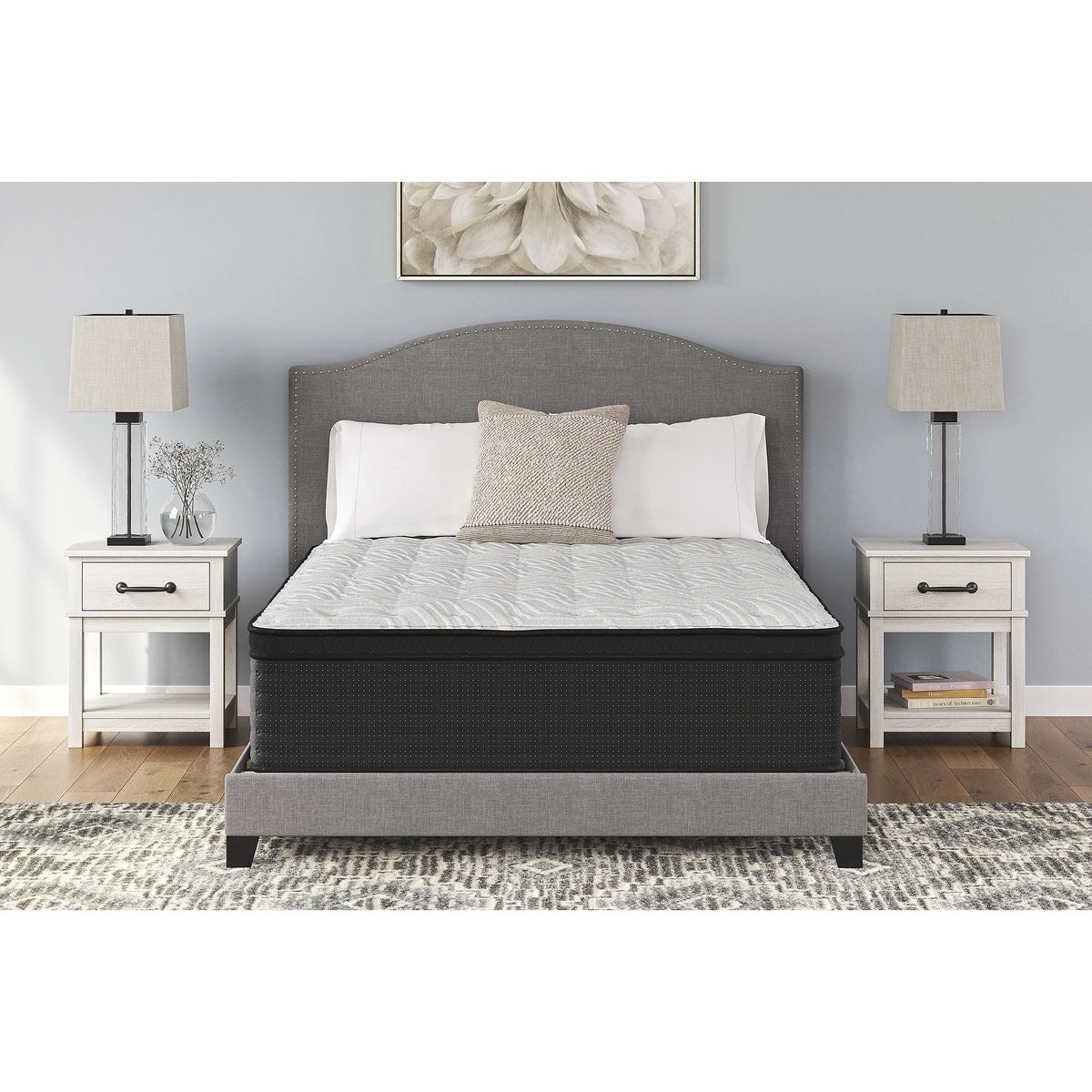 Queen Size Euro Top Hybrid Mattress with Memory Foam Z4034