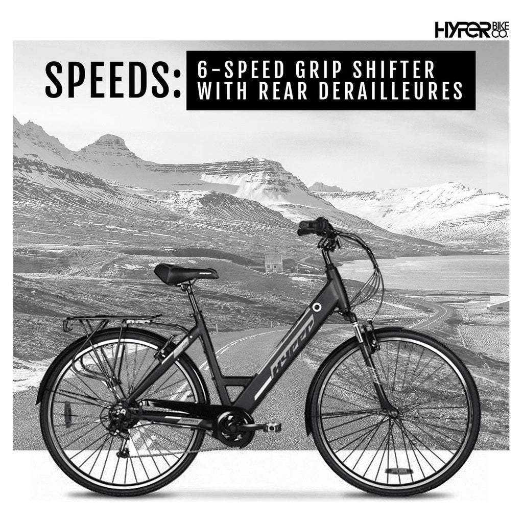 36V 250W Blue Electric Commuter E-Bike T2836