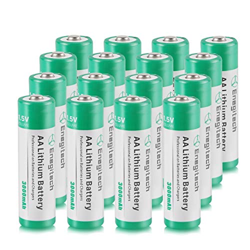 AA Lithium Battery 3000mAh 1.5V 16 Pack I68186