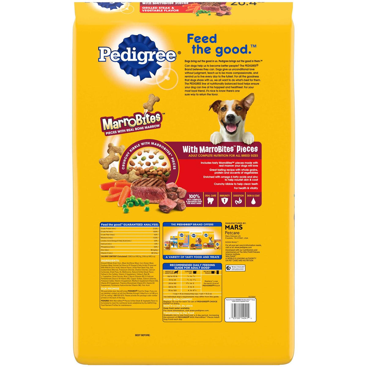 Steak & Vegetable Adult Dry Dog Food K5191