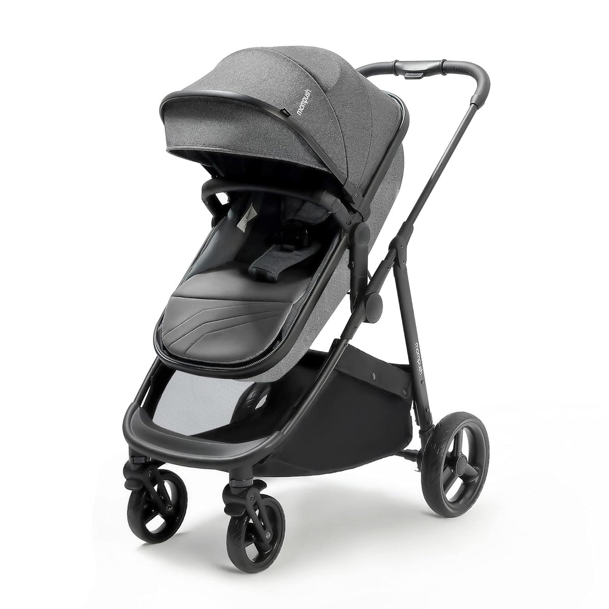 Baby Stroller with Bassinet Mode, Reversible Seat, Foot Cover and Rain Cover Z28548