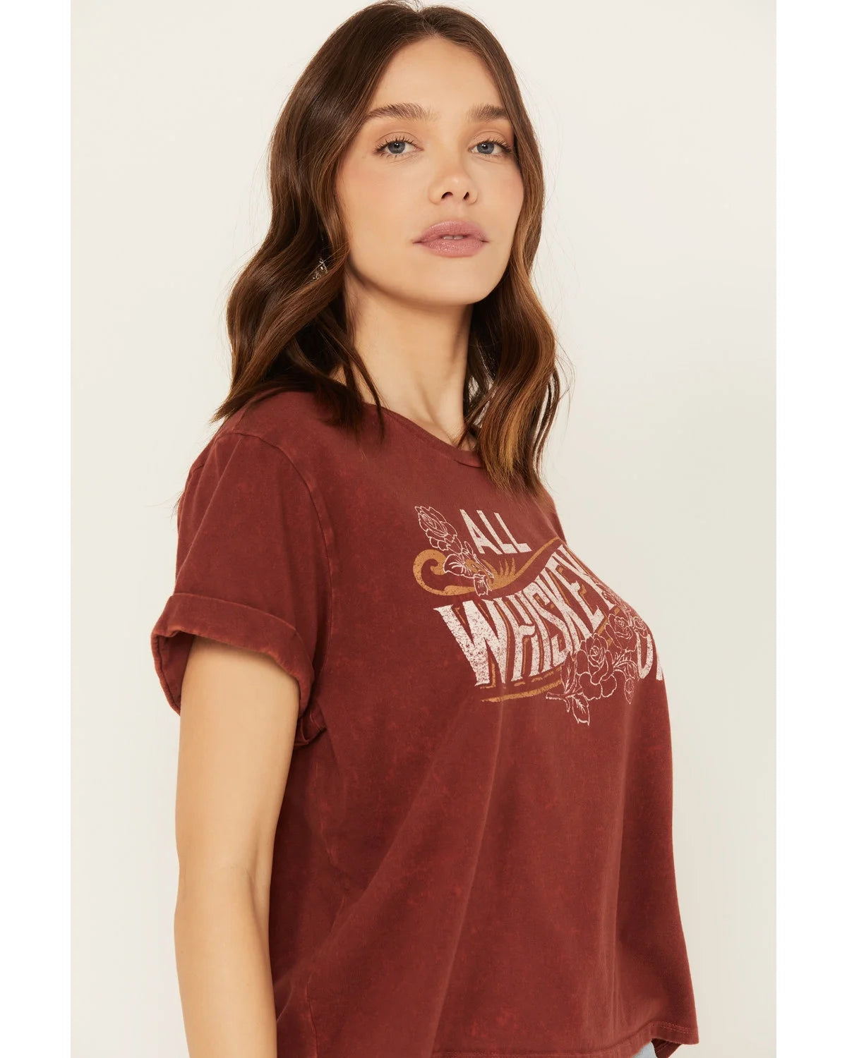Rust Copper Short Sleeve Graphic Tee E371542
