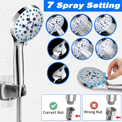 12" Rain Shower Head with Handheld Spray Combo J20349