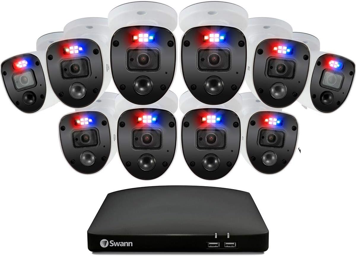 16-Channel Full HD 2TB Security System with 10x Cameras A502980