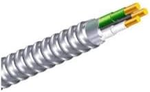 50' 8/2 Type 8 AWG 2 Conductors Stranded METAL CLAD Cable With Aluminum Armour and Green Insulated Ground Wire Copper C4248