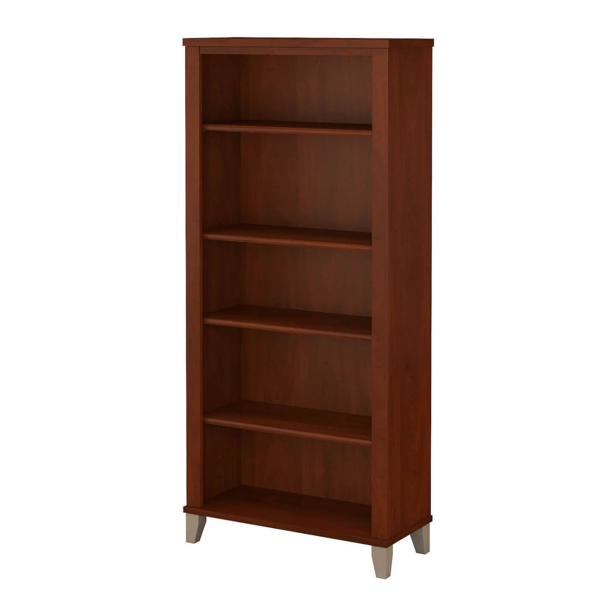 White 5 Shelf Bookcase D7134