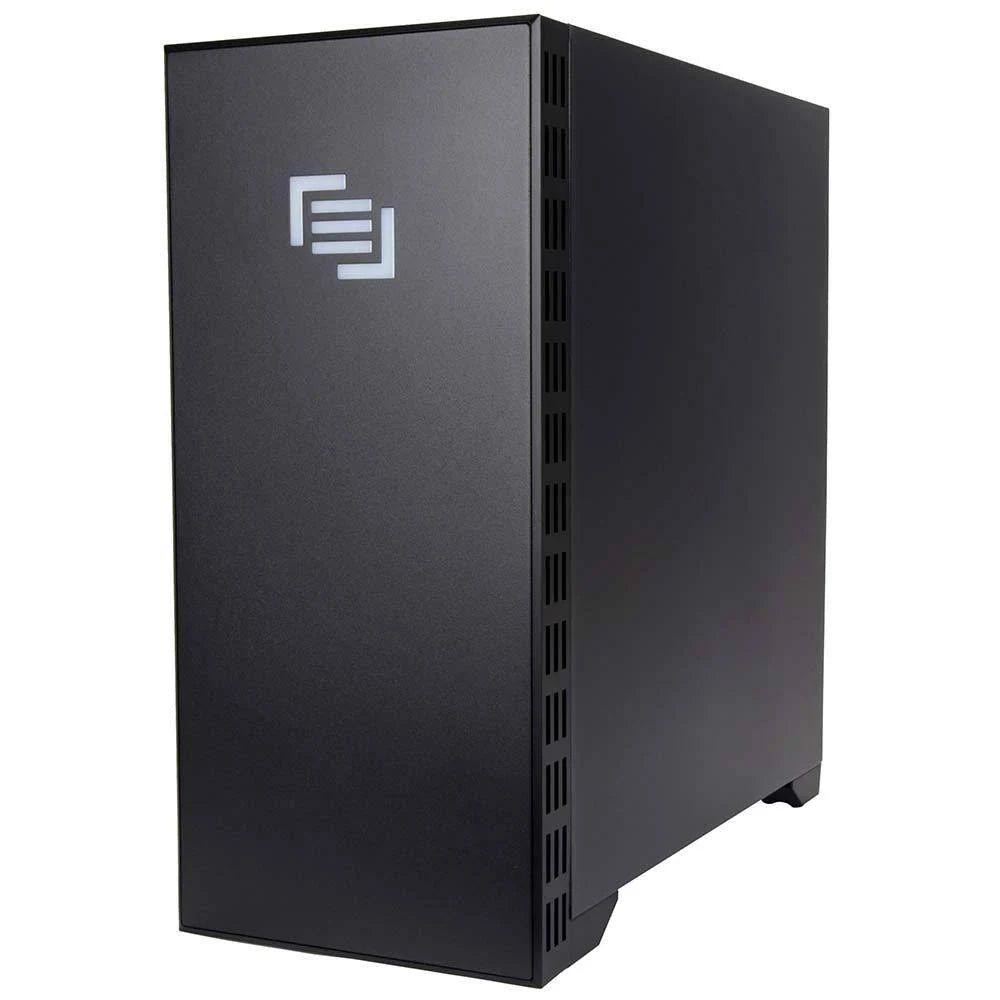Black Tempered Glass ATX Mid-Tower Computer Case L8275