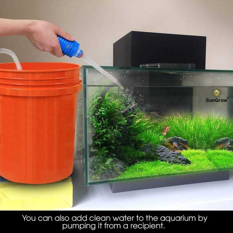 Gravel Cleaner Vacuum Pump & Tank Water Changer Aquarium Siphon K314