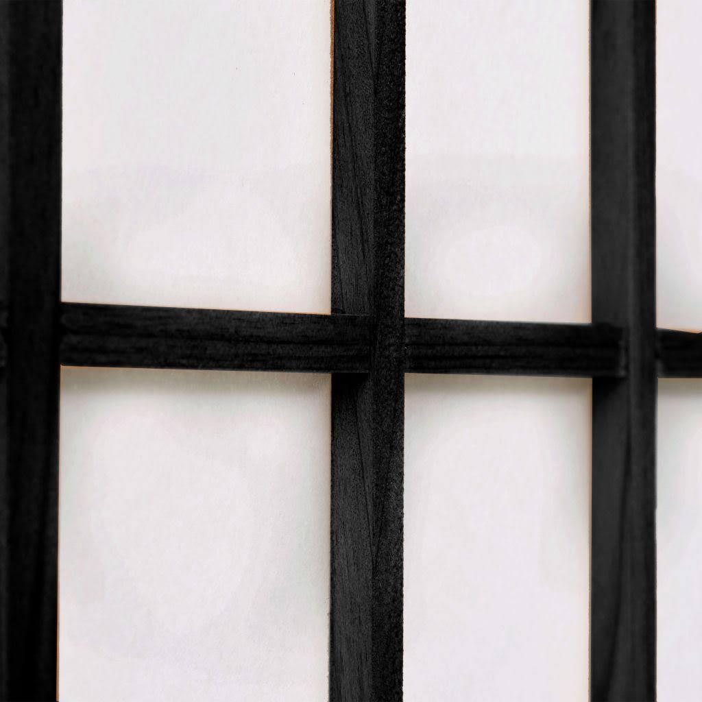 White Folding 5-Panel Room Divider K5991