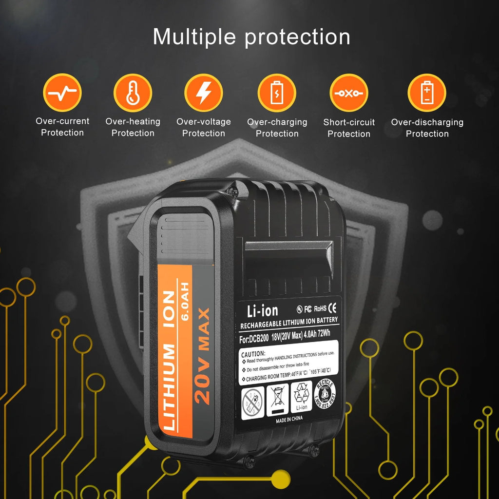 20V 6.0Ah Battery 2 Pack N1734