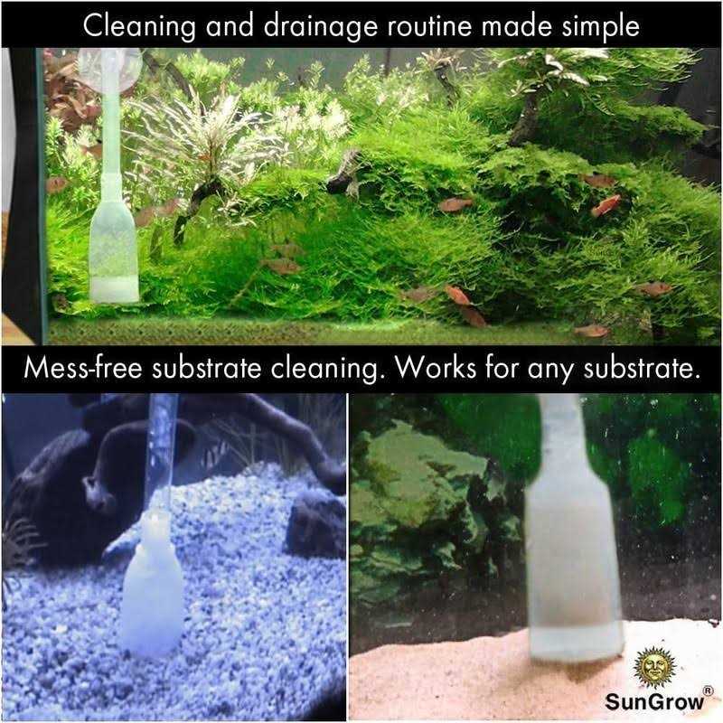 Gravel Cleaner Vacuum Pump & Tank Water Changer Aquarium Siphon K314