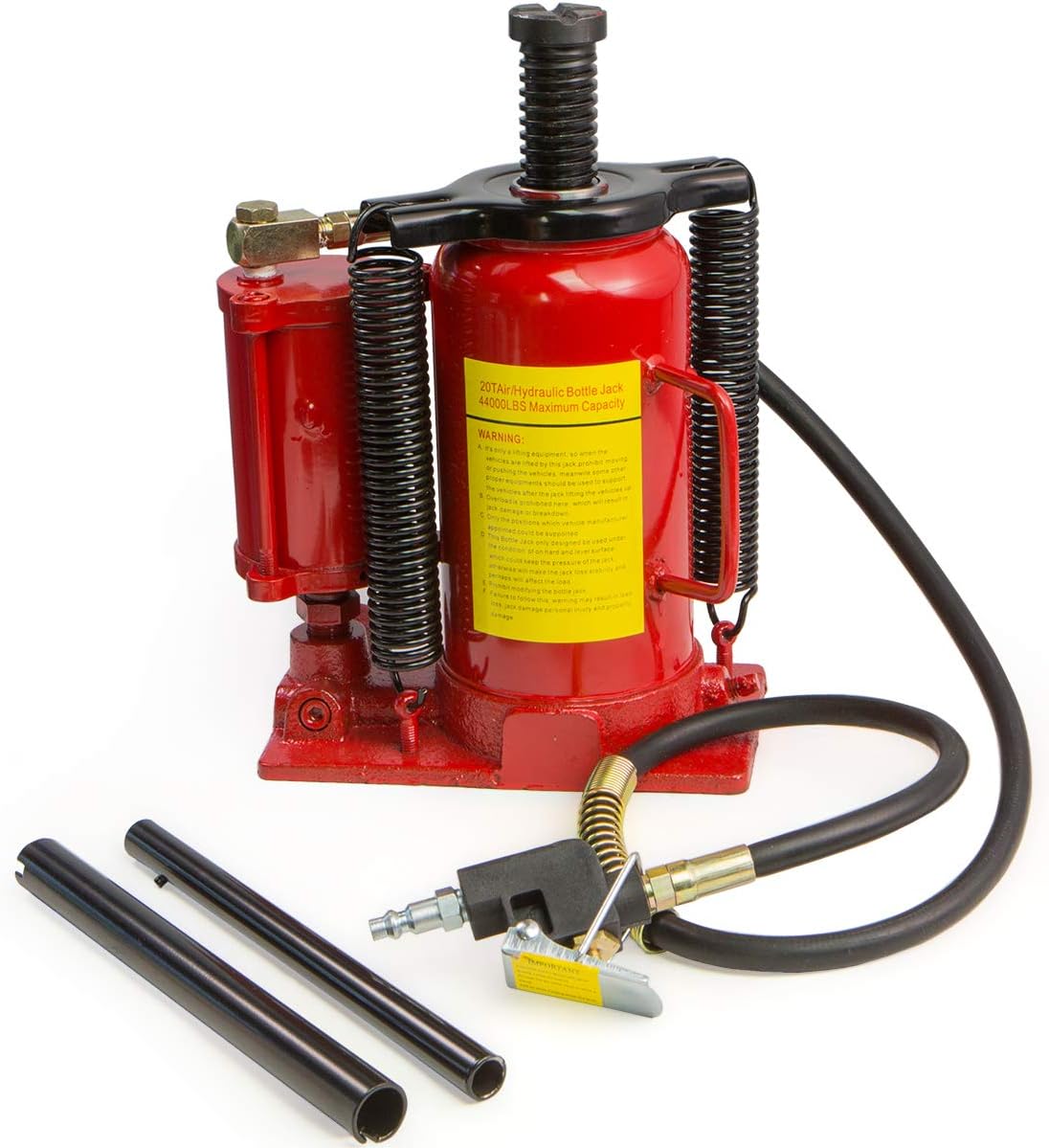 40000Lbs Low Profile Air Hydraulic Bottle Jack Y399