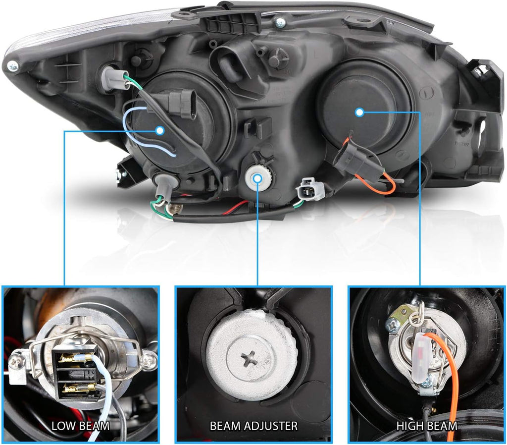 Chrome Projector Headlights LED Halo for Scion Tc E800