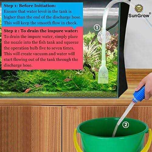 Gravel Cleaner Vacuum Pump & Tank Water Changer Aquarium Siphon K314