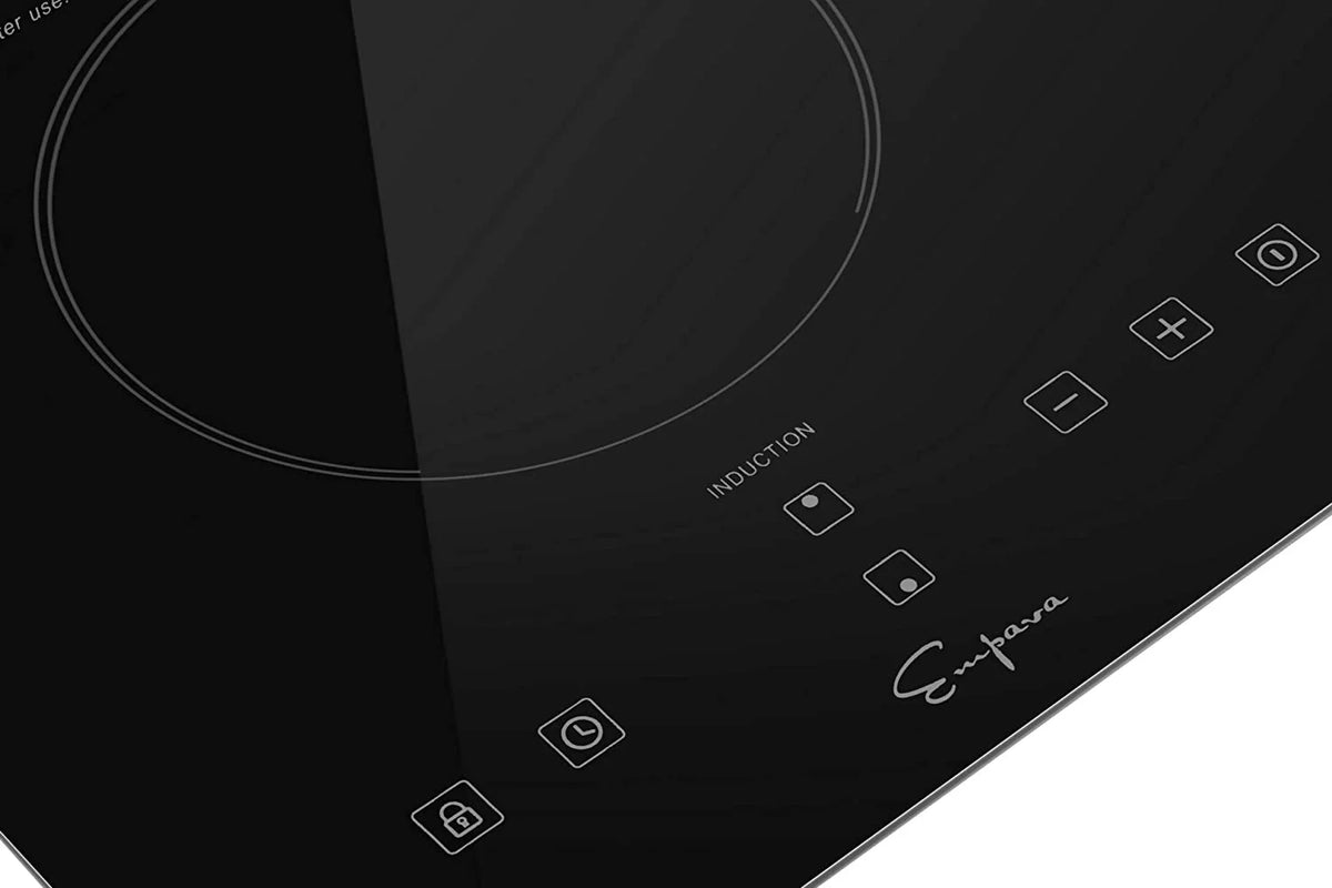 Electric Induction Cooktop with 2 Burners Black 12 Inch M74931