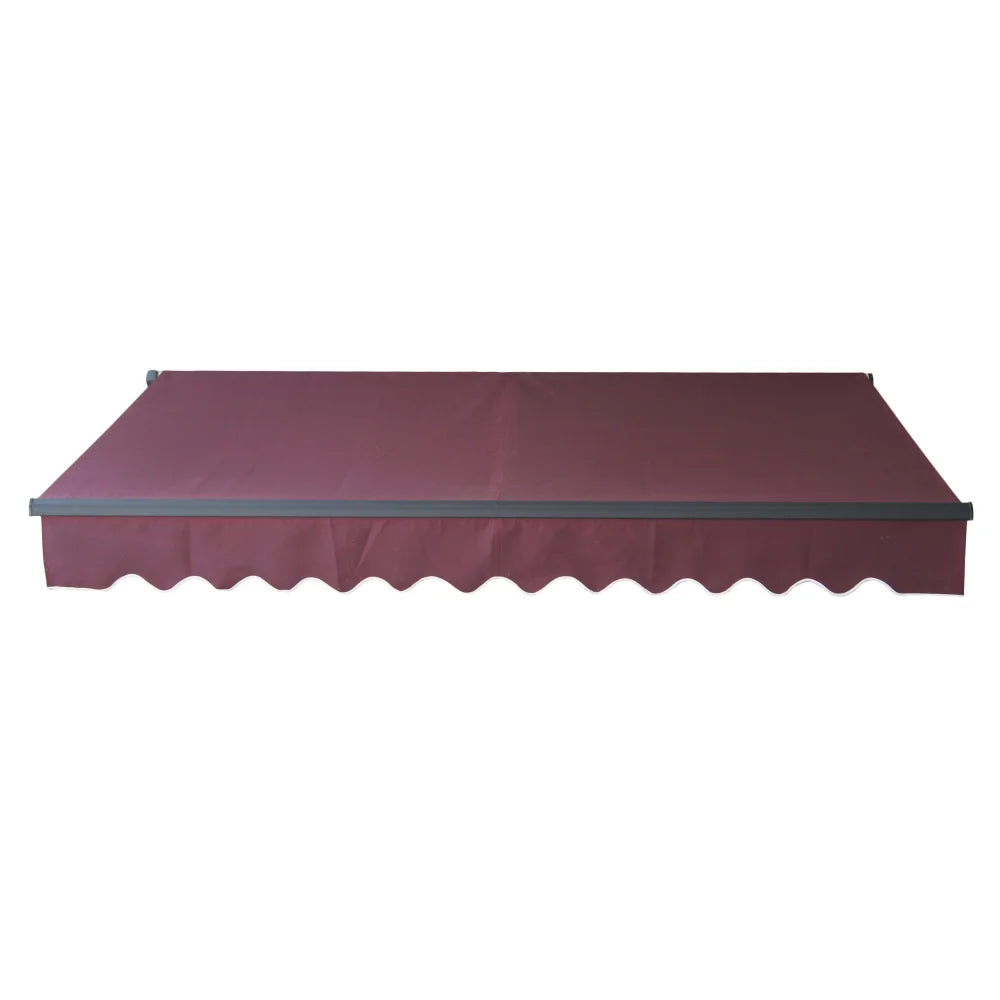 Burgundy Retractable Patio Awning B292