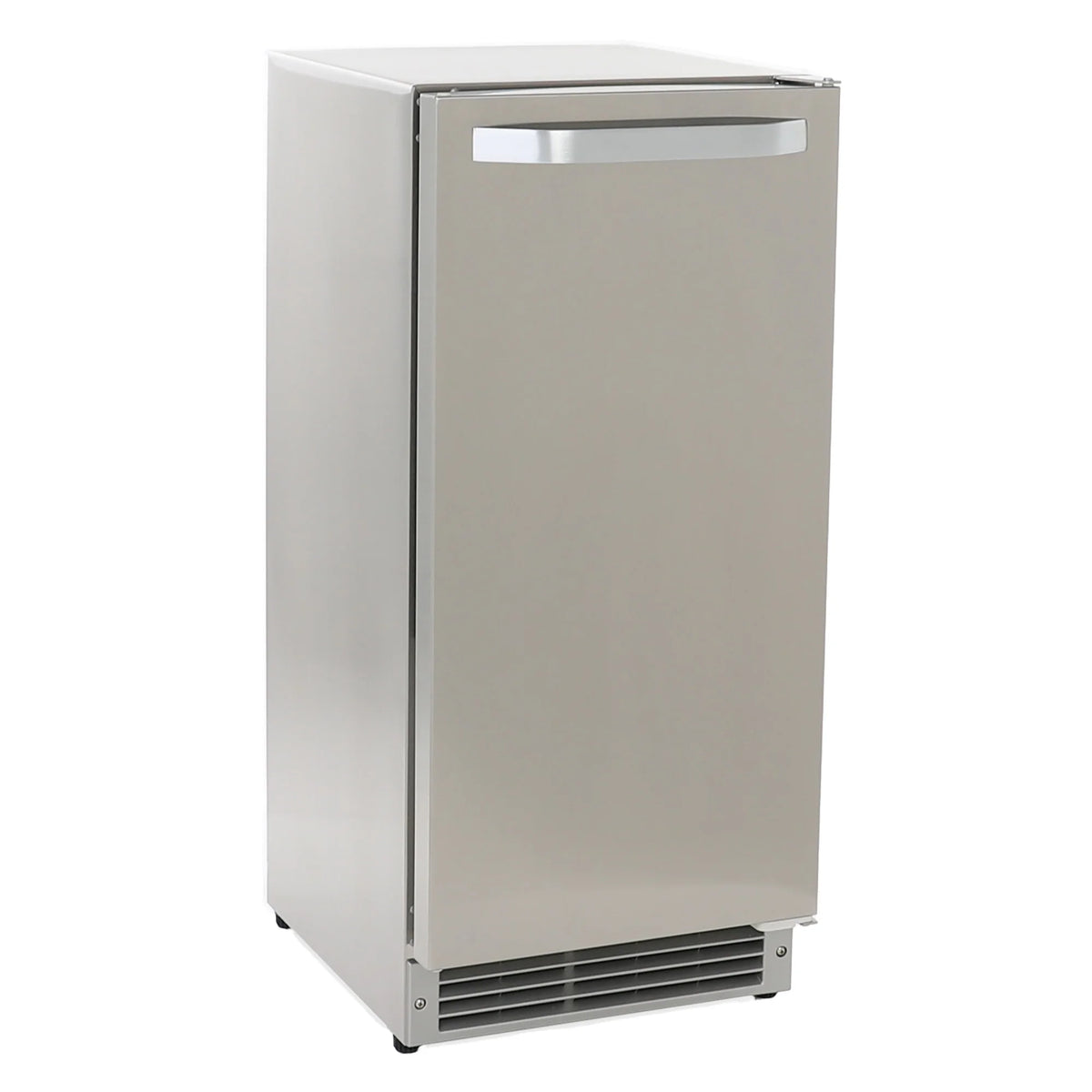 Shallow Depth Outdoor Built-In Undercounter Ice Maker, 15", 25 lbs, Stainless Steel L55631