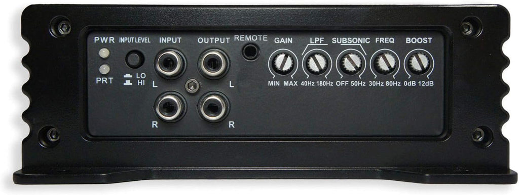 Dual 10 Black Sub Box Enclosure & Amp R1647