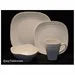 White 4-Piece Square Place Setting O268