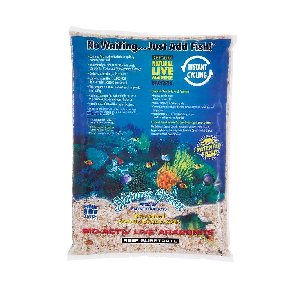 Live Aragonite Saltwater Aquarium Sand Y47420