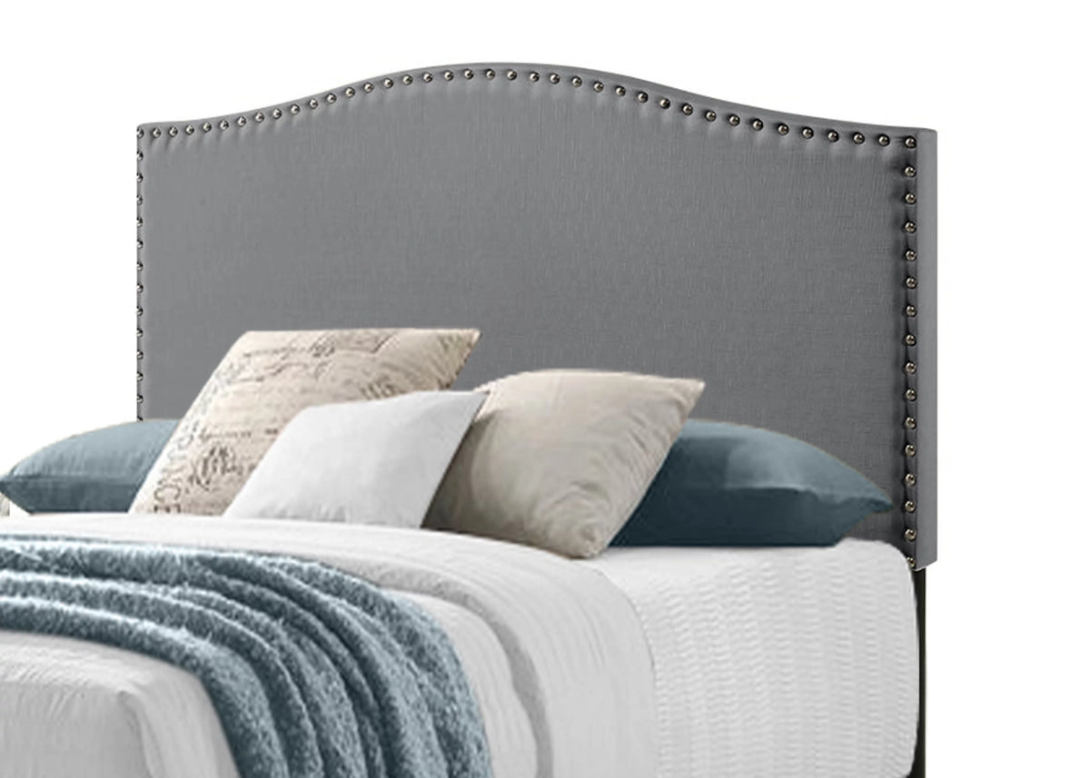 Upholstered Headboard, Full, Gray S71722