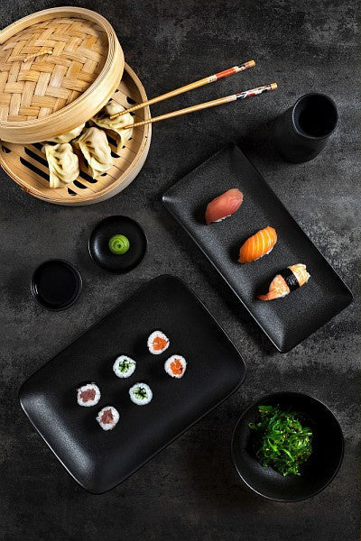 Rectangular Tray 29.5x12.5cm Black L91018