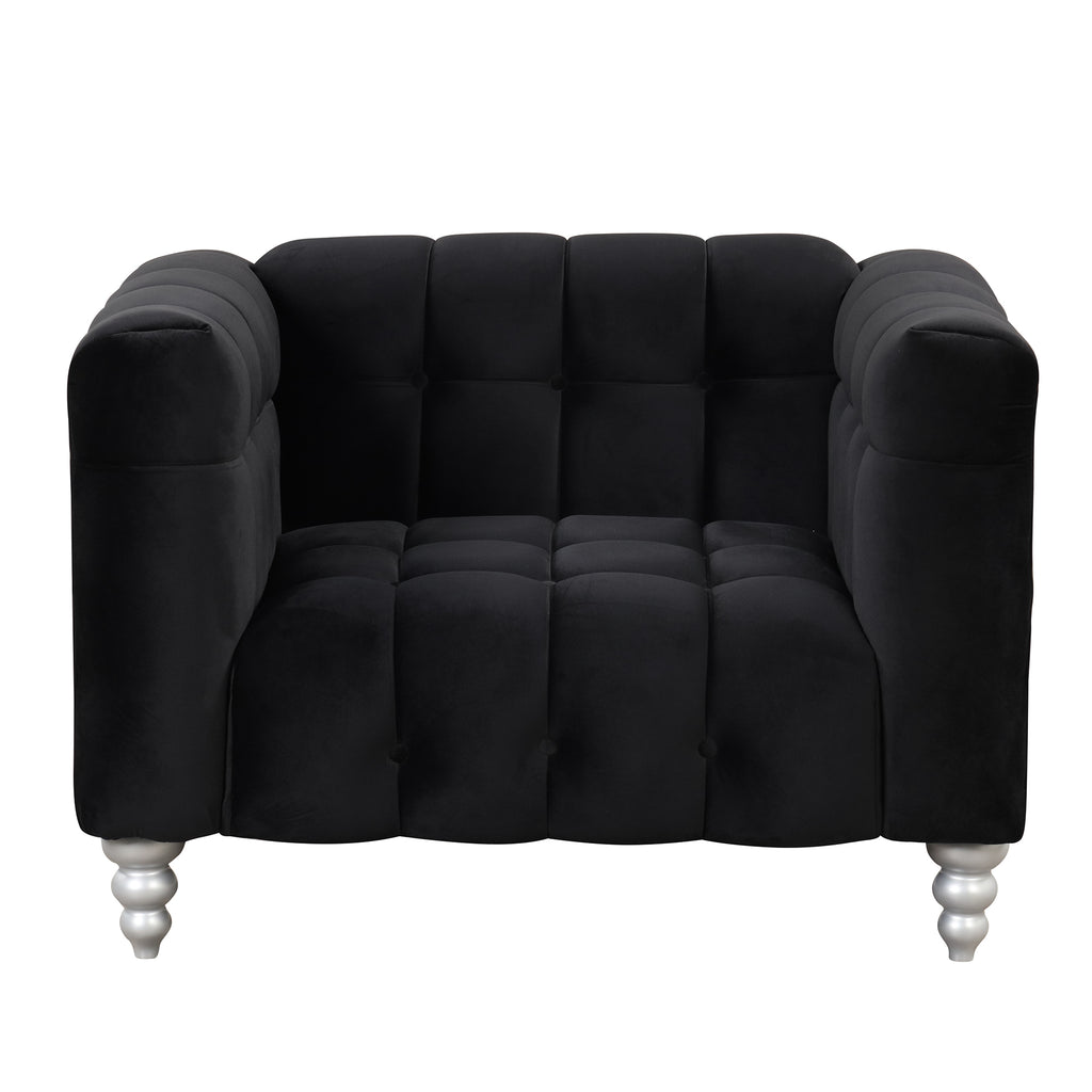 Modern Sofa with Solid Wood Legs H2784